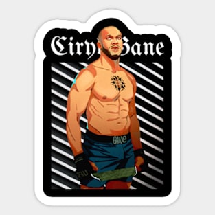 Cyril Gane Vintage Sticker